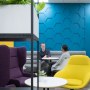 Rethink Events - Workplace Design | Breakout area - feature wall & banquette seating | Interior Designers